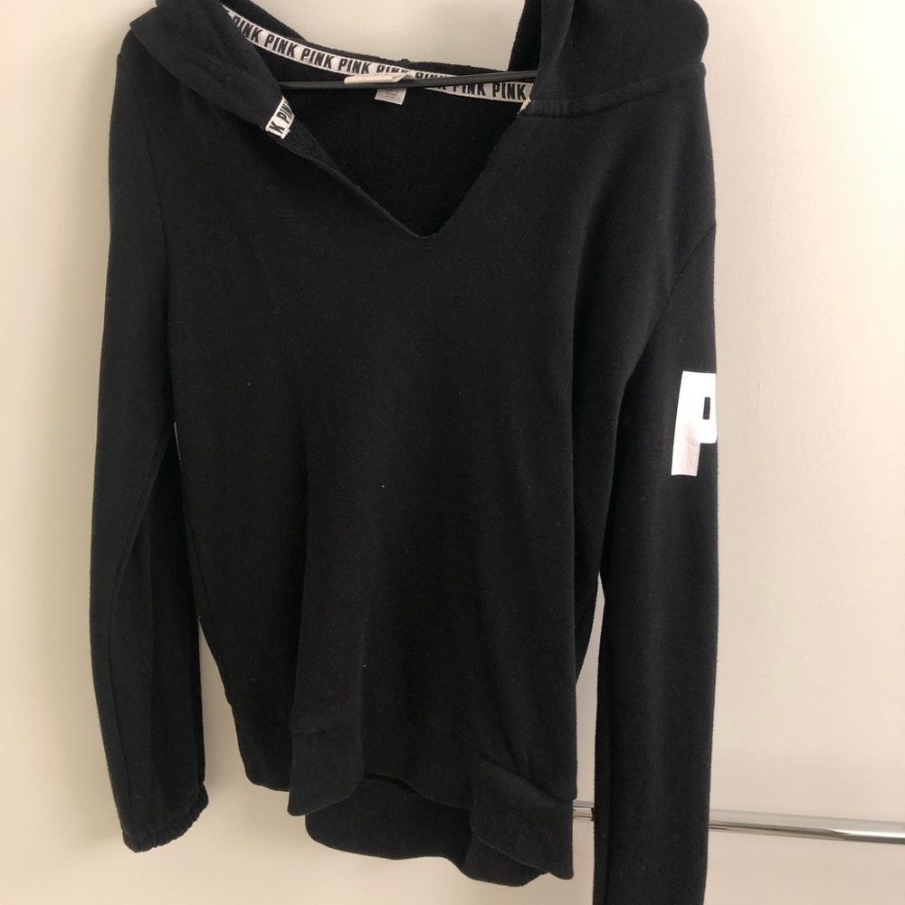 Pink overhead sweater